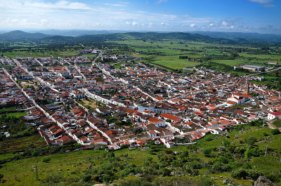 鸟瞰Burguillos del Cerro