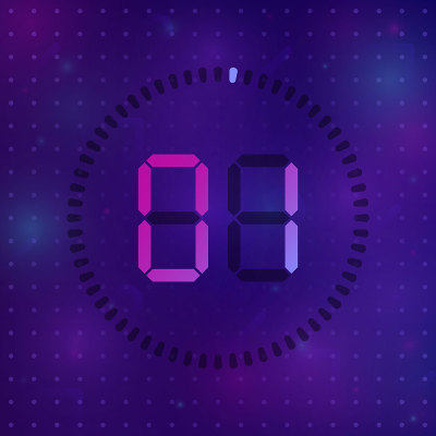 Clock and watch. Vector.