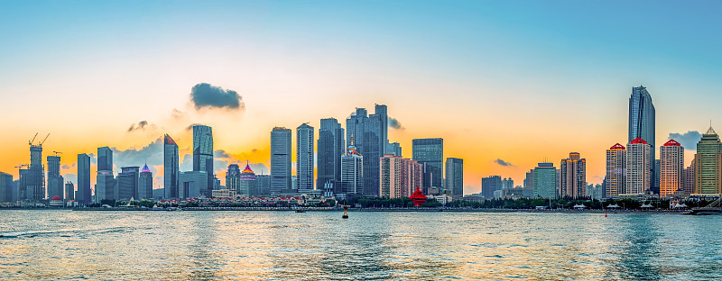 青岛海岸线建筑景观