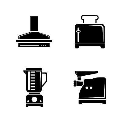 Kitchen Tools, Kitchenware. Simple Related Vector 