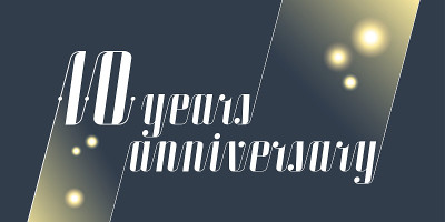 10周年矢量图标