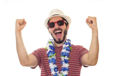 年轻人庆祝狂欢节