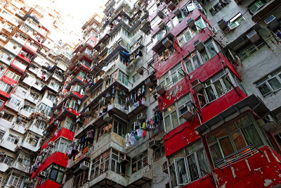 香港的旧公寓