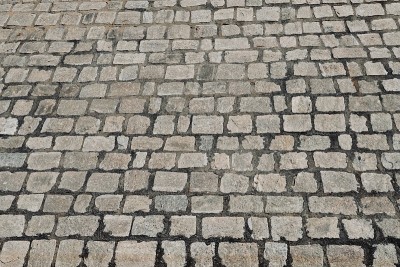古老的石墙建筑。变形、抽象背景。模式安排。