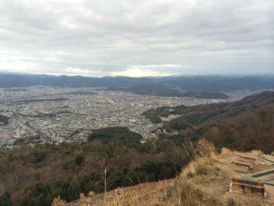 从山顶俯瞰京都市