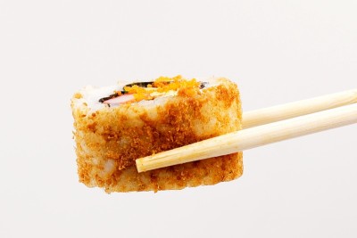 加州寿司卷配猪肉松