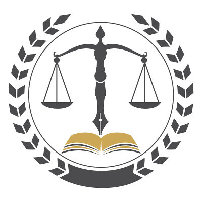 律师事务所和办公室矢量标志设计。