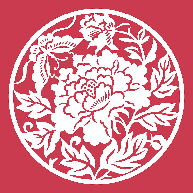 中国传统剪纸艺术(花式)