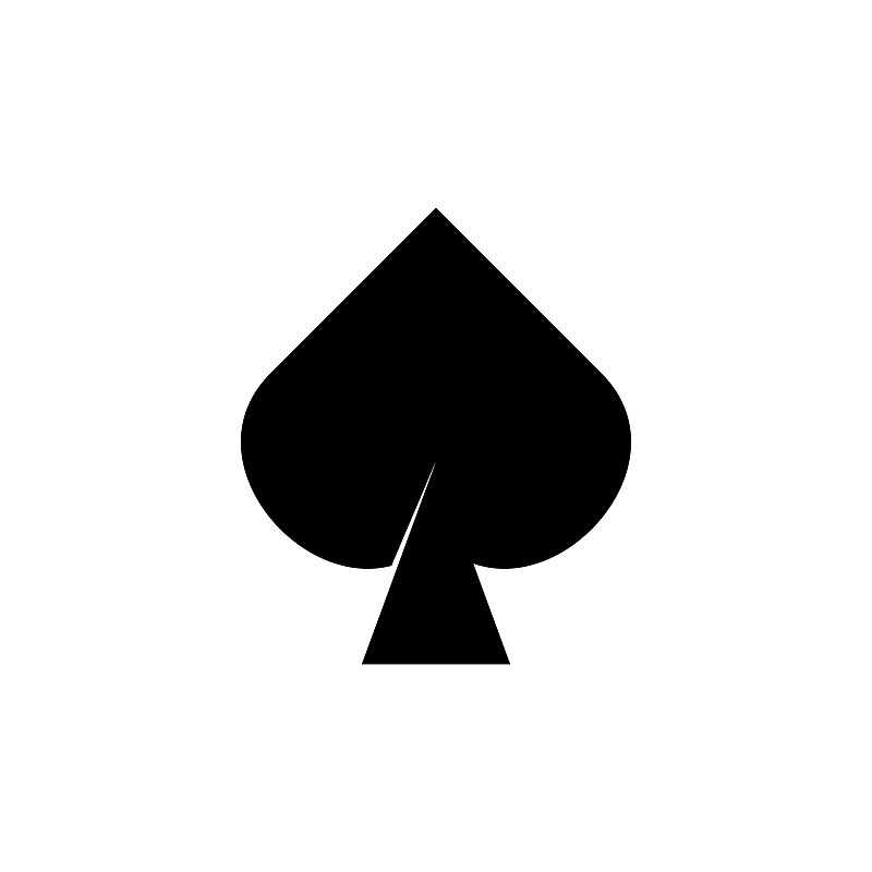 扑克牌矢量标志图标设计模板插图