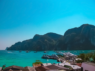 泰国安达曼海的披岛