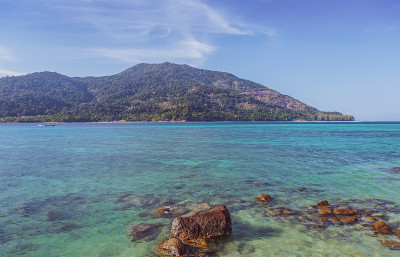 泰国里皮岛海滩的风景