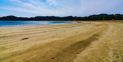 日本伊豆的自然景观