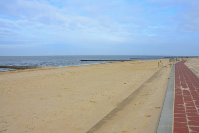 海滩上Cuxhaven
