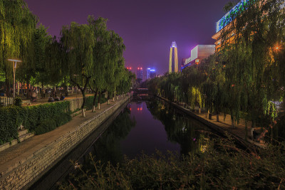 图为济南一条水道