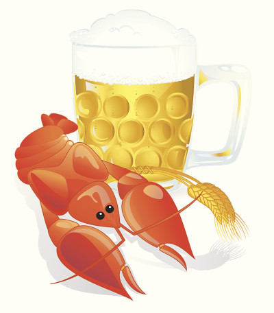 小龙虾啤酒杯