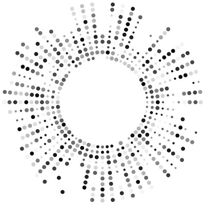 Abstract dotted vector background. Halftone effect