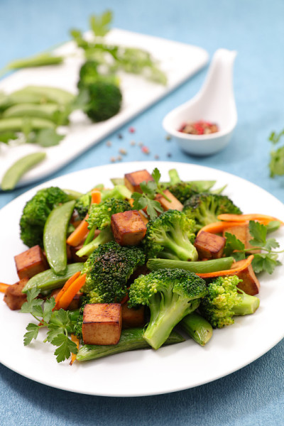 花椰菜炒豆腐