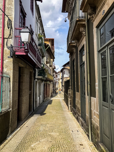 市中心街道Guimarães -英国