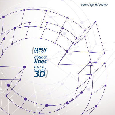 3d网格黑色时尚的web更新标志隔离在白色