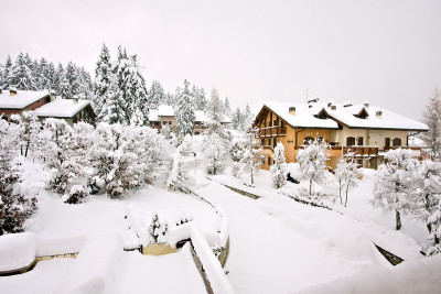 大雪后的冬季景观