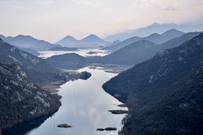 湖Skadar,黑山