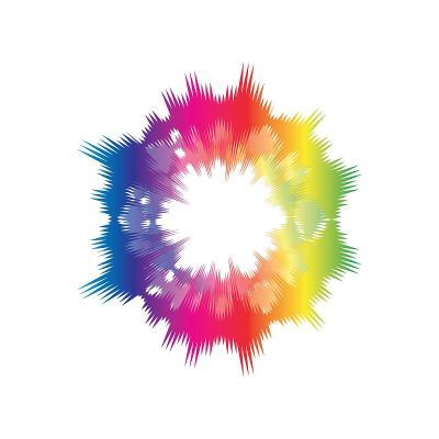 声波矢量插图设计模板