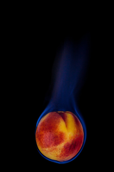 桃子着火了