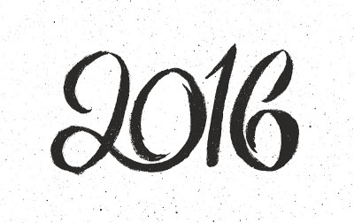 2016年新年复古贺卡