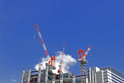 重建区内的建筑地盘