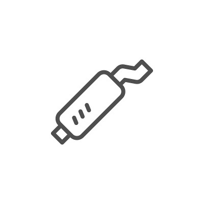 汽车消声器线图标