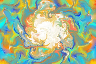 色彩丰富的抽象画背景