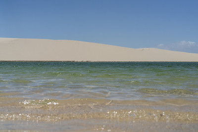 水和沙子，Atins Maranhão泻湖
