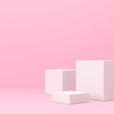 抽象的背景。模拟产品展示现场。三维渲染