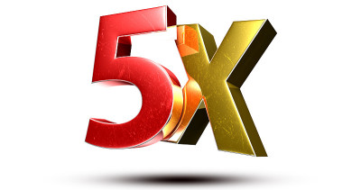 5 x 3 d。