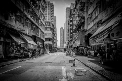 2015年香港拥挤街景