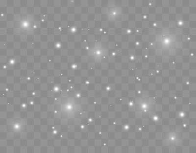 向量发光的星星。闪闪发光的效果