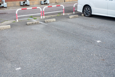 在日本拍摄的停车场