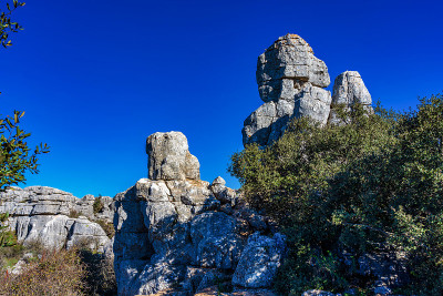 El Torcal de Antequera, Andalusia, Spain，在Antequer