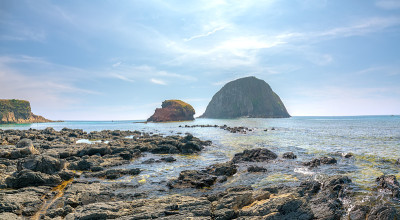 加那利岛附近的火山岩或巨堤道