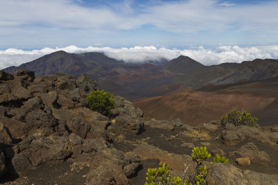 哈雷阿卡拉火山景观，毛伊岛，夏威夷，美国