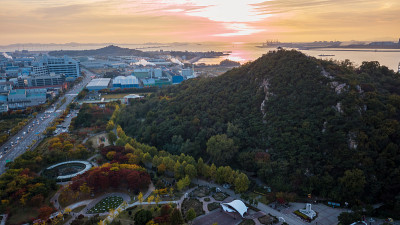 仁川Aeria工业园美景。韩国