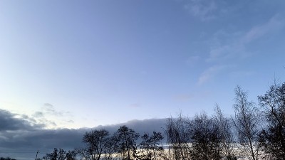 冬天的蓝天