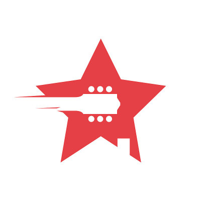 星音乐之家矢量符号设计。