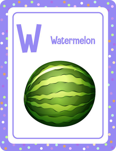 字母W代表西瓜