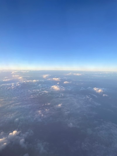 飞机天空视图