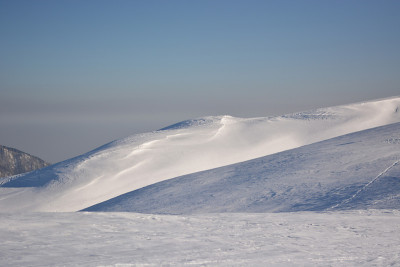 snow dunes