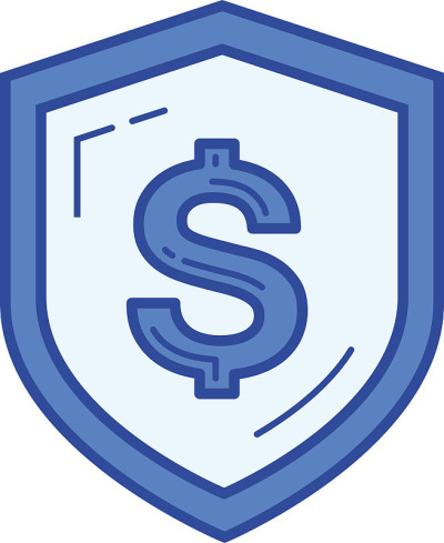 安全金钱线图标