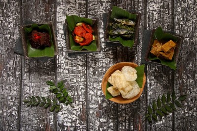 巴东乡村木材食物取样器