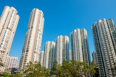 高层公寓，住宅地产，
