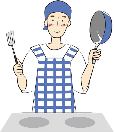 烹饪插图(男性)